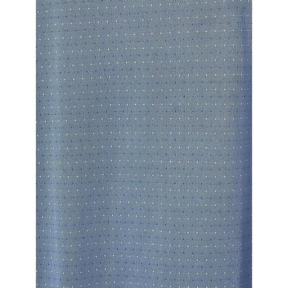 Pebble Beach Dry Luxe Performance Men's Short Sleeve Polo Shirt XL Sky Blue Dot - Picture 6 of 8